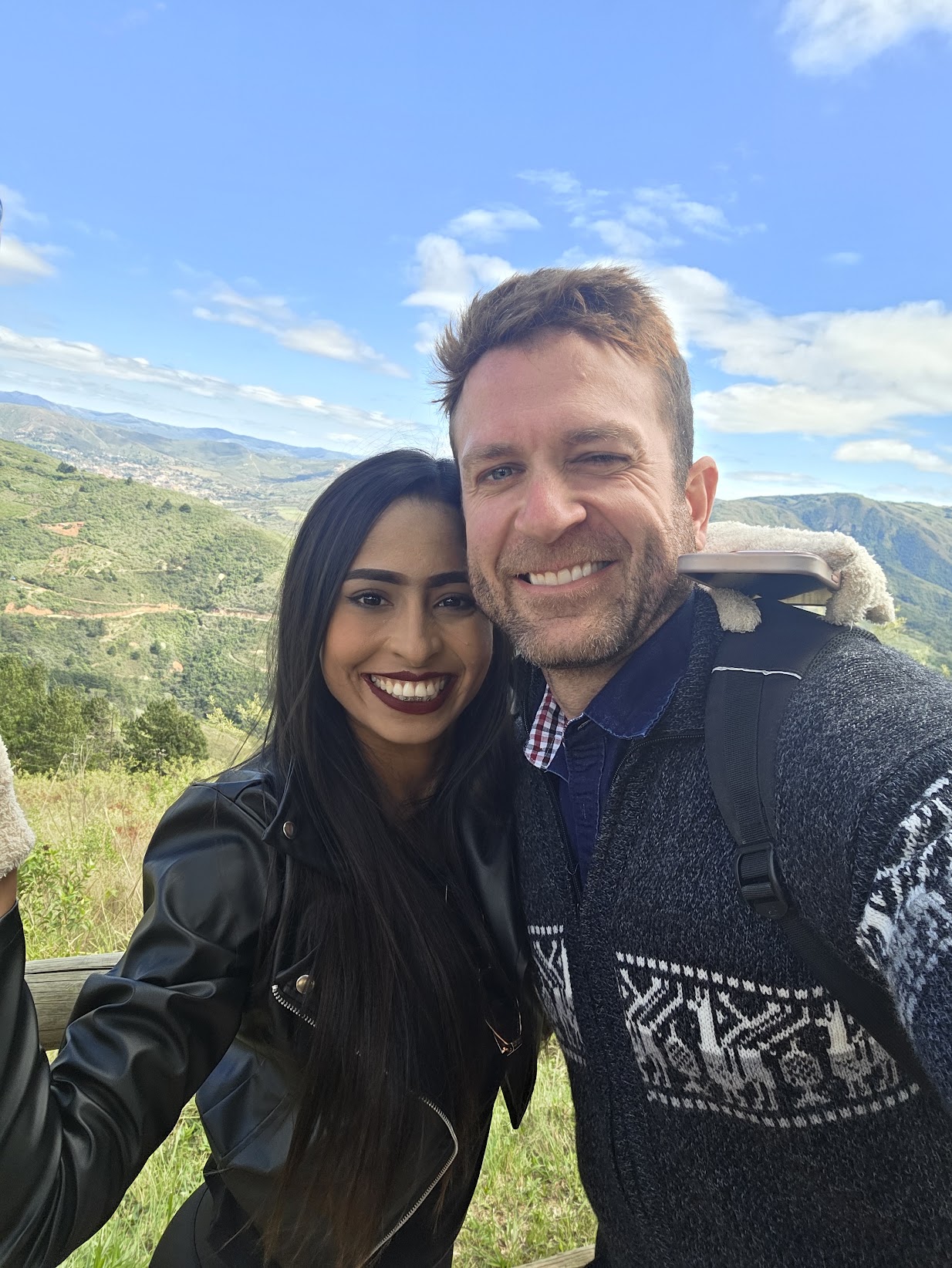 Génesis y Kurt en la sierra ecuatoriana
